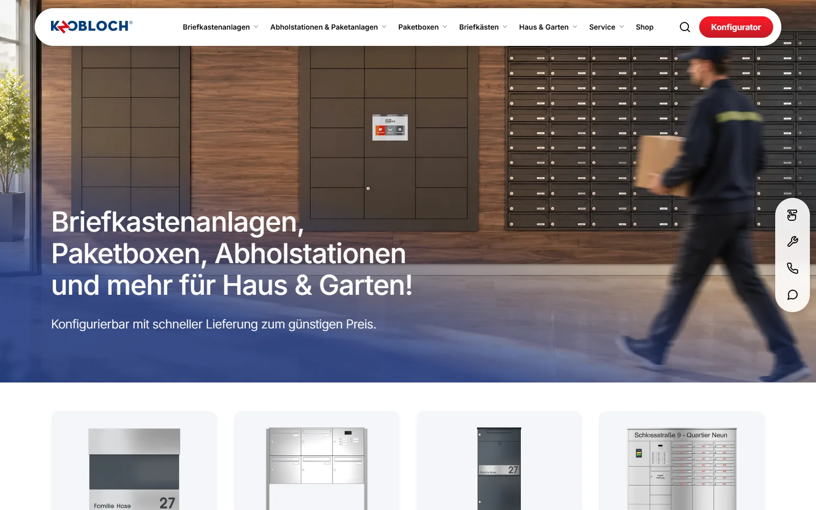 Max Knobloch corporate website, built on WordPress